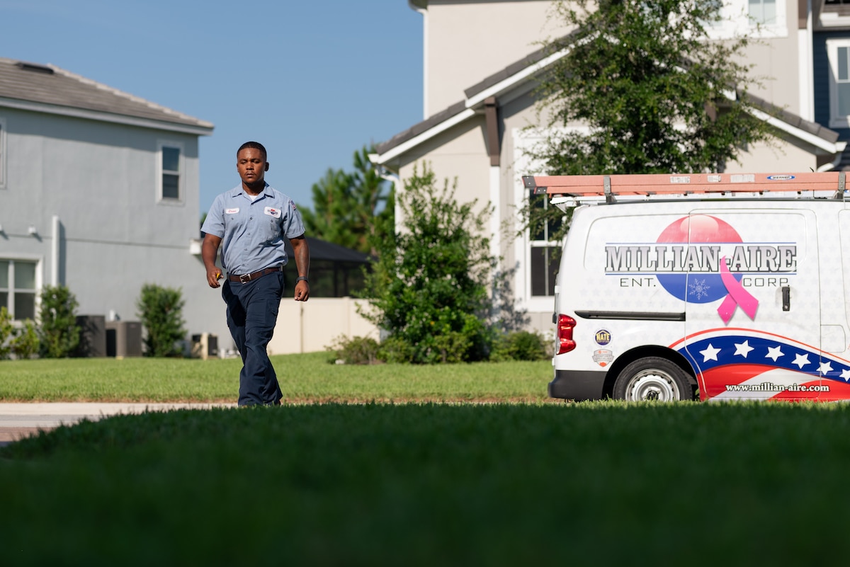 Millian Aire technicians can replace your AC filters