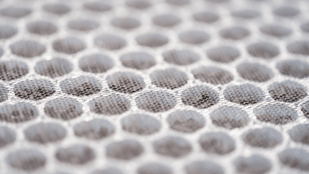 Multi-stage air filter with uv radiation and activated carbon granules