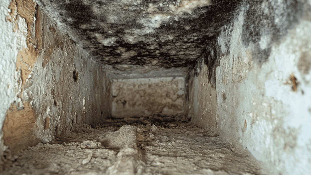 if you don't control humidity in your tampa home mold can grow in your ductwork