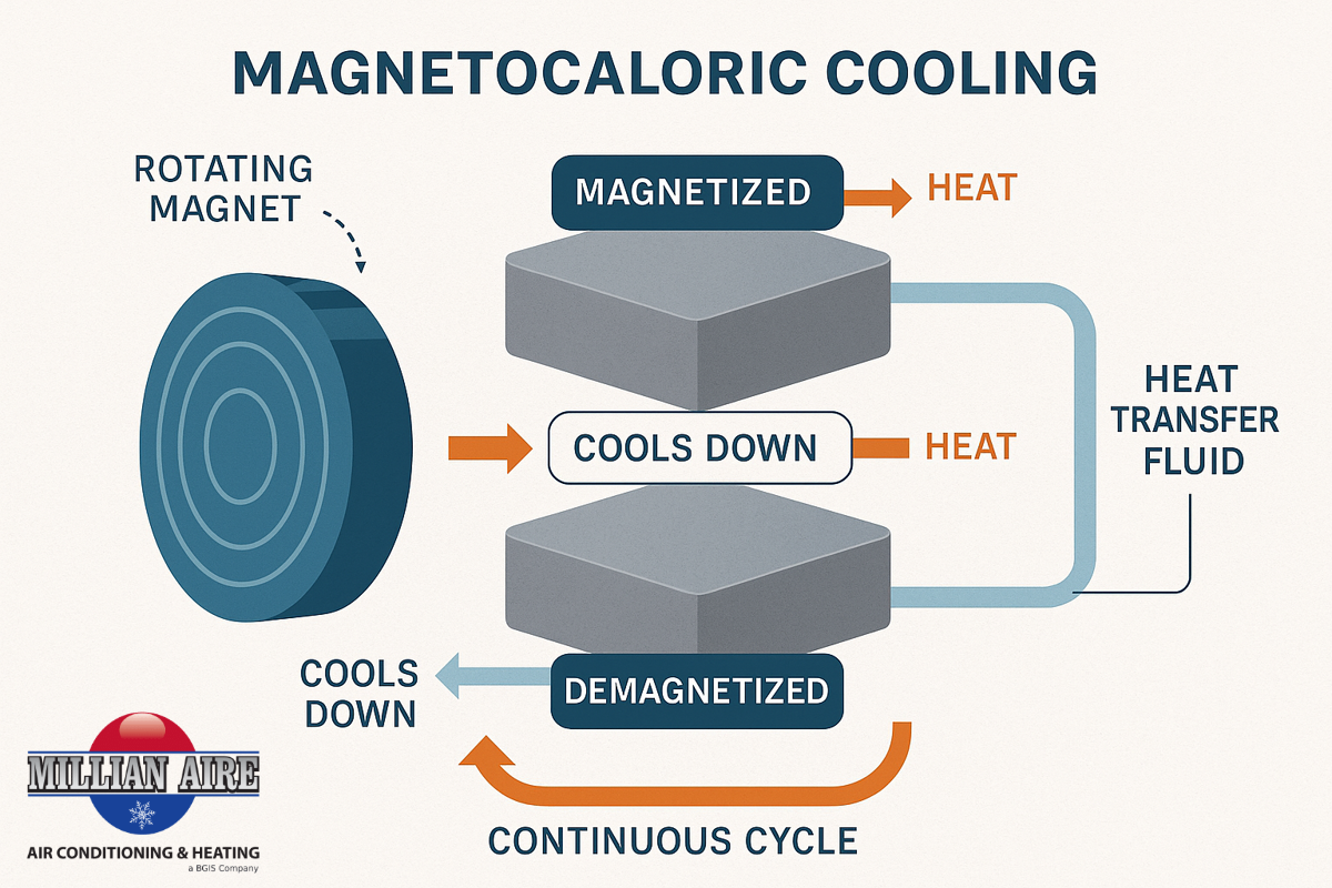 Magnetocaloric Cooling process by Millian Aire